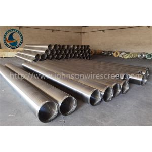 202 Stainless Steel 6-5/8" Vee Wire Screen Johnson Type Continuous Slot