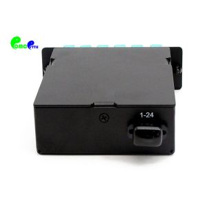 High Speed MPO MTP Cassette Small Design Metallic Shell Fiber Optic Cassette