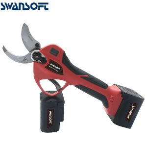 Swansoft pruning scissors 4.0cm electric pruner with LED and Finger Protection