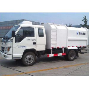 Hydraulic Side Loader Garbage Truck 5000L Special Purpose Vehicles For