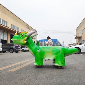 China Amusement Park Theme Park Electric Ride On Dinosaur for Kids on sale