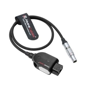Alvin's Cables Smart D-tap to 2 Pin Male Braided Power Cable for Teradek|SmallHD