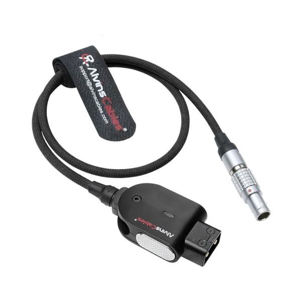 Alvin's Cables Smart D-tap to 2 Pin Male Braided Power Cable for Teradek|SmallHD