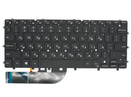 Quality Black Color PC Laptop Keyboard , AT Interface Type Dell Notebook Backlit Keyboard wholesale