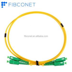FTTH Indoor APC SC/APC to SM SC G657A2 Simplex Optical Fiber Connector Patch