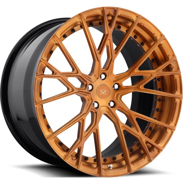 Matt Brown 2PC Forged Rims Wheels Multi Spokes For Lexus LS 22x10 22x11.5