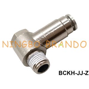 China Brass Male Banjo Connector Push On Pneumatic Hose Fitting 1/8 1/4 3/8 1/2 on sale