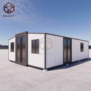 30FT Luxury Expandable Container House Starter Home With Kitchen And Bathroom