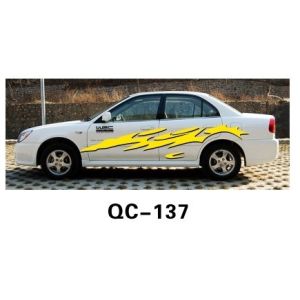 Cheap Custom PVC Water Proof Car full Body Sticker QC-137G for sale