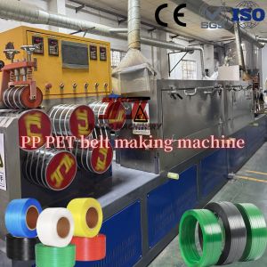 110φ Single Screw Plastic PET Strap Extrusion Line With PLC Control And