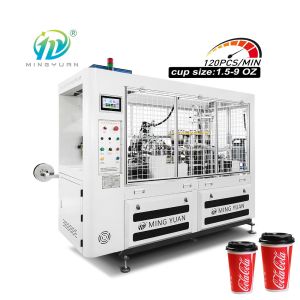 2024 Hot selling Forming 1.5-9oz Fully Automatic Disposable Paper Cup Machine