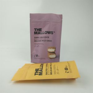 Digital Printing Dried Food Kraft Paper Packaging Bag with Matte Surface Finish