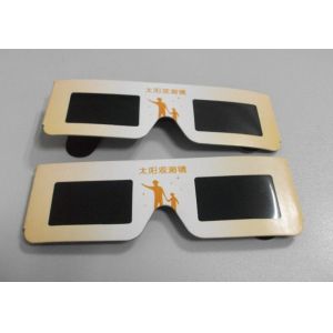 Cheap Eco-friendly solar eclipse eyewear glasses for watching eclipse for sale