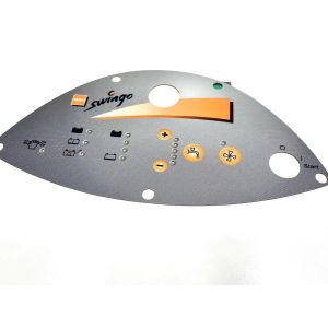 Waterproof Instrument Adhesive Membrane Touch Control Panel With LED Light