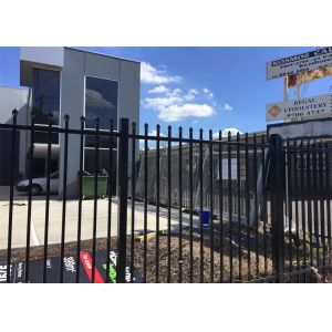 Steel Tubular Fence Panels 1.2m*2.4m Rail 40mm *2.00mm 25mm*1.2mm Spacing 100mm silicon bronze& stainless steel welding