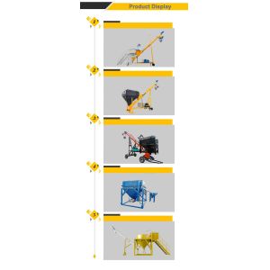 Custom Mobile Loader Cement Filling Automatic Silo Feeding System Auger Screw