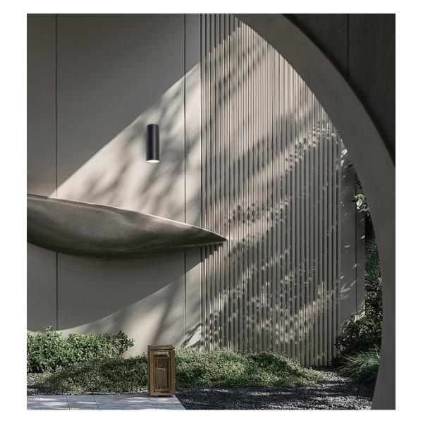 6W 12W Modern Simple Outdoor Wall Lamp LED Waterproof Double Head Shell E27