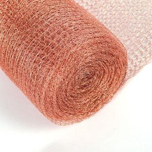 Antimicrobial Copper Mesh Roll Pest Control Rat Rodent Kit 0.17mm Monofilament