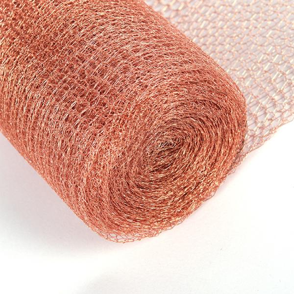 Antimicrobial Copper Mesh Roll Pest Control Rat Rodent Kit 0.17mm Monofilament