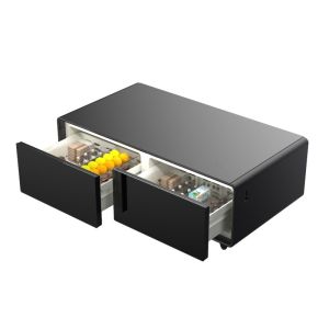 Modern Luxury Living Room Furniture Coffee Table with Smart Fridge and Cooling