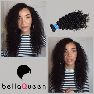 Cheap 7A 100% Virgin Natural Black Double Drawn Human Hair Extensions Tangle Free for sale