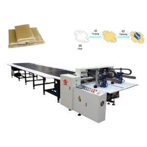 Double Feeder Automatic Gluing Machine To Make Book Cover , Chocolate Box