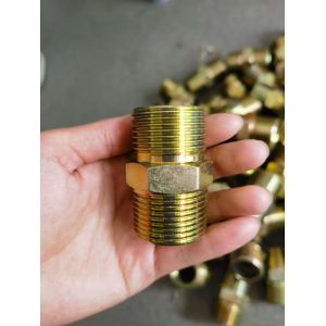 Nice Carbon Steel Forklift Reusable Customized Thread Adapter / Hydraulic Hose