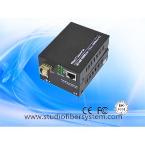 Card Type/Stand alone gigabit fiber media converter with sfp module supporting