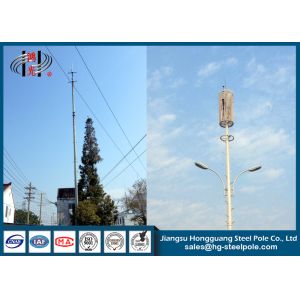 H25m Q235 Q345 Mobile Cell Phone Tower with Powder Coated for Broadcasting