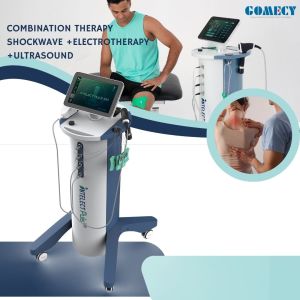 Intelligent 3-In-1 Ultrasonic Physiotherapy Machine With Pneumatic Shockwave