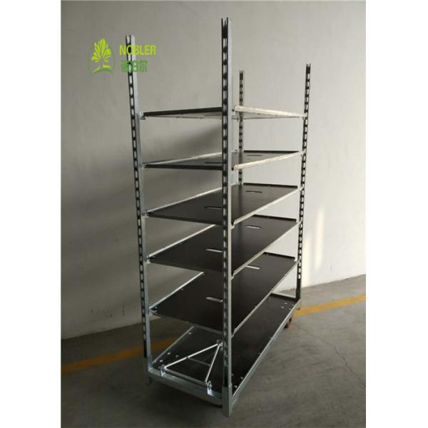 Quality Plywood Fower Pot Plant CC Container For Transporting , Iron Flower Cart wholesale