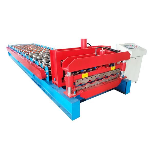 1200MM Galvanized Glazed Tile Forming Machine Roofing Panel Roll Forming Machine CE