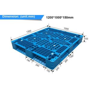 Light weight one time plastic pallets for transport and storage, Heavy duty