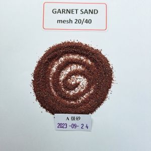 20-40 mesh Garnet Sand for Sandblasting: Natural Abrasive medium, Mohs 7.0-7.5,