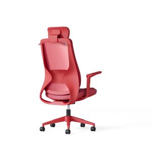 Commercial Furniture Modern Red Swivel Executive Mesh Ergonomic Chair for Office