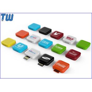 Mini Square Twister Plastic 16GB Pen Drive USB Flash Drive Free Key Ring