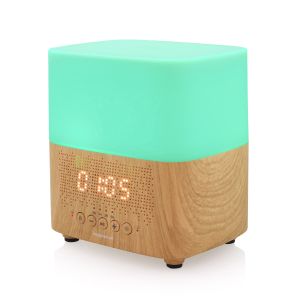 Ultrasonic Bluetooth Speaker Aroma Diffuser Alarm Clock