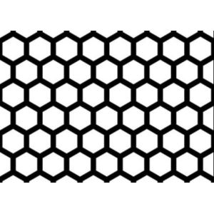 Honeycomb Punching Sieve Hexagonal Perforated Metal SS304 1*2m 1.22*2.44m
