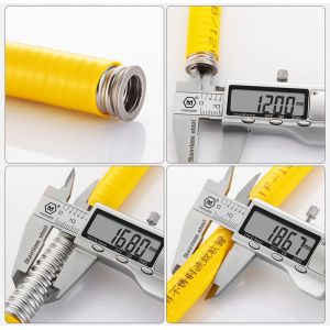 High Pressure 800mm Flexible Natural Gas Hose DN13 For Cooker Connections