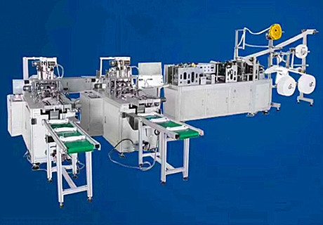 Quality PLC Control N95 Face Mask Making Machine Photoelectric Detection Function wholesale