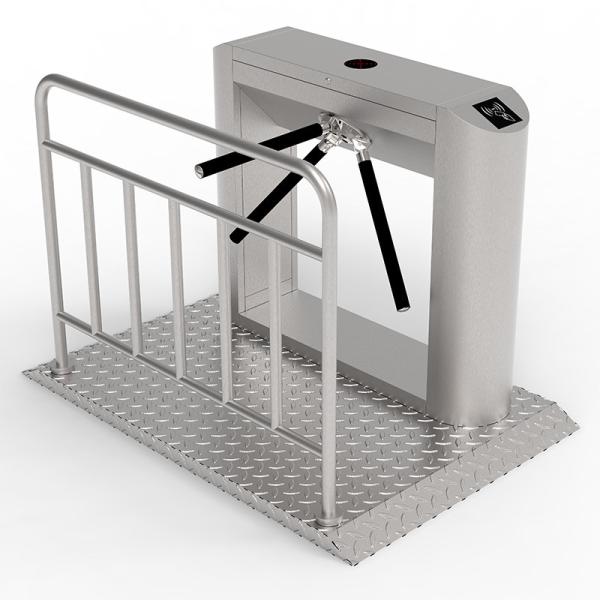 Automatic Fingerprint Access Control Tripod Turnstile Face Recognition 304