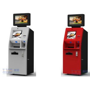 Cash Dispenser , Card Reader Bank ATM Machines Stainless Steel Kiosk With