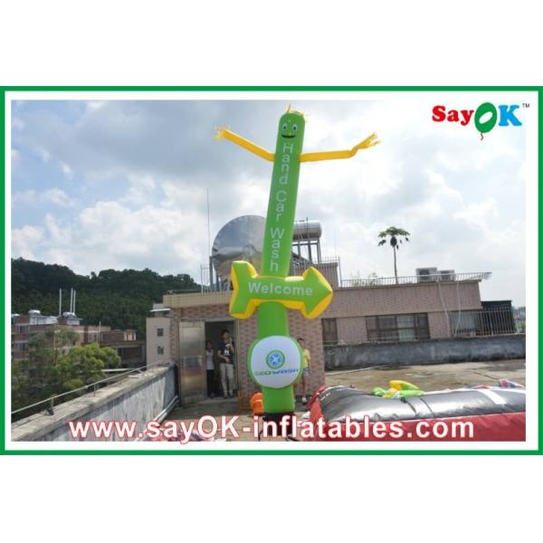 Inflatable Advertising Man Logo Printing Inflatable Sky Dancer Twin Legs For