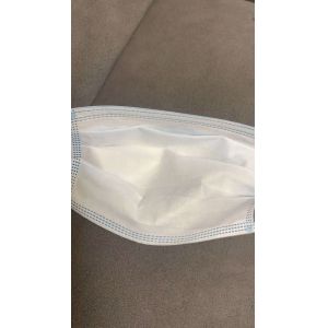 Foldable Disposable 3 Ply Face Mask With Wearloop For Safety And Air Pollution