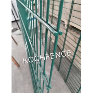 1.8mx2.5m Double Wire Fence With Powder Coated Surface Convenient Installation