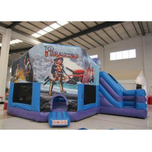 Classic inflatable pirate themed combo 5 in 1 inflatable bouncy castle pirate
