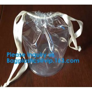 Backpack Eva Bag, DrawString Frosted Eva Bag,Matte Waterproof Slider Zip Lock