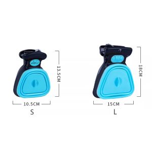 Yellow Small Portable Pooper Scooper Handheld Pet Poop Scoop