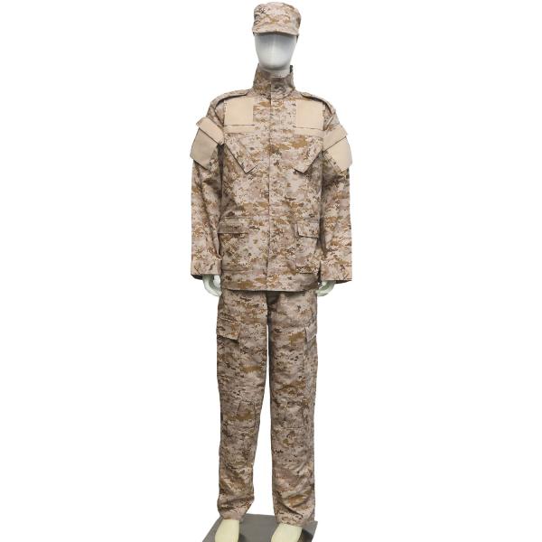 Customized Desert Camouflage Uniforms Anti-infrared Anti-static Anti-bacterial