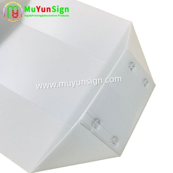 Coroplast Corrugated Plastic Sheet Lightweight Easy Handle Install Multiple Colors